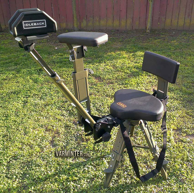 Idleback Shooting Chair Review with Hunt Clips | Varminter Magazine